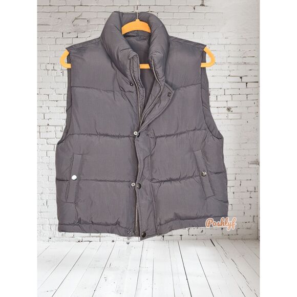 Vitality Puffer Vest Iron Gray Small - Picture 1 of 14
